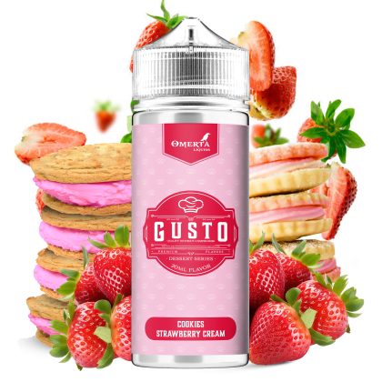 Gusto Cookies Strawberry Cream 20ml/120ml