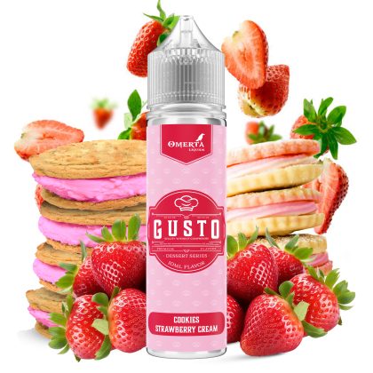 Gusto Cookies Strawberry Cream 10ml/60ml