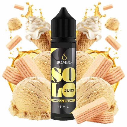Bombo Solo Juice Vanilla Biscuit 15ml/60ml Flavorshot