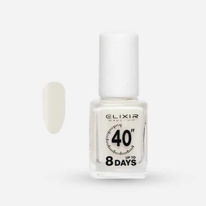 Elixir Βερνίκι Νυχιών 40'' Fast Dry #004 (Milky White)