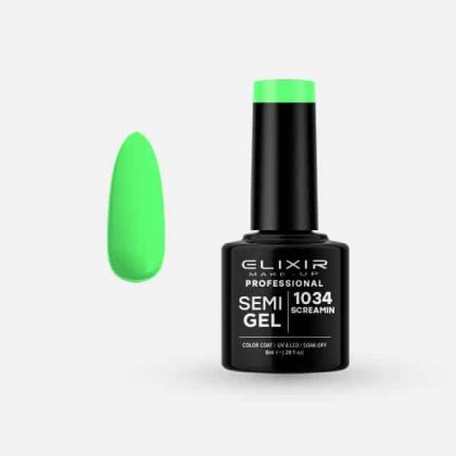 Elixir Ημιμόνιμο Βερνίκι 8ml #1034 (Screamin)