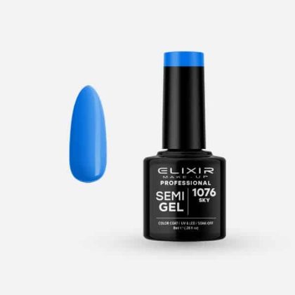 Elixir Ημιμόνιμο Βερνίκι 8ml #1076 (Sky)