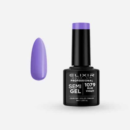 Elixir Ημιμόνιμο Βερνίκι 8ml #1079 (Blue Violet)