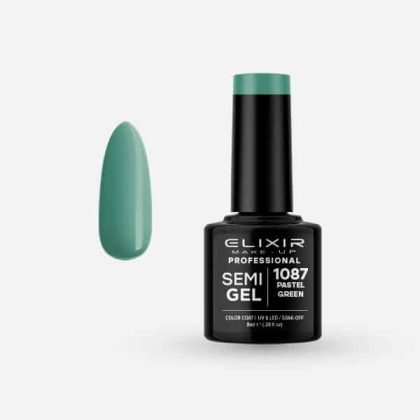 Elixir Ημιμόνιμο Βερνίκι 8ml #1087 (Pastel Green)
