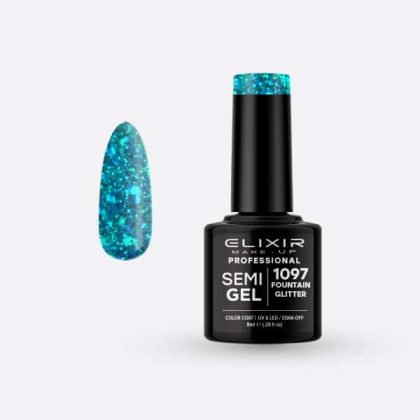 Elixir Ημιμόνιμο Βερνίκι 8ml #1097 (Fountain Glitter)