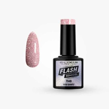Elixir Ημιμόνιμο Βερνίκι Flash 8ml #1148 (Rose Quartz)