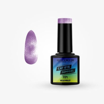 Elixir Ημιμόνιμο Βερνίκι Cat Eye 8ml #1171 (Hello Violet)