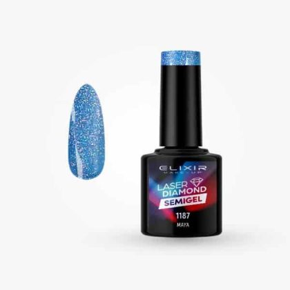 Elixir Ημιμόνιμο Βερνίκι Laser Diamond 8ml #1187 (Maya)