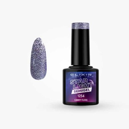 Elixir Ημιμόνιμο Βερνίκι Star Light 8ml #1254 (Candy Floss)