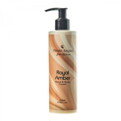 Hand & body cream royal amber 250ml