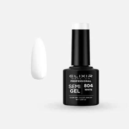 Elixir Ημιμόνιμο Βερνίκι 8ml #804 (White)