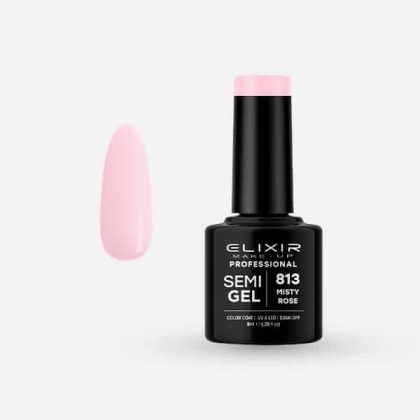 Elixir Ημιμόνιμο Βερνίκι 8ml #813 (Misty rose)