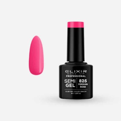 Elixir Ημιμόνιμο Βερνίκι 8ml #825 (Persian Rose)