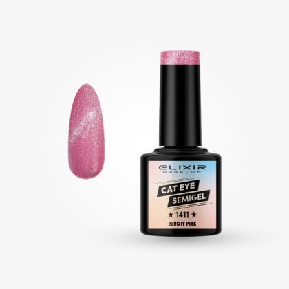 Elixir Ημιμόνιμο Βερνίκι 8ml #1411 (Blushy pink)