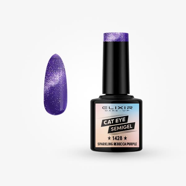 Elixir Ημιμόνιμο Βερνίκι 8ml #1428 (sparkling rebecca purple)