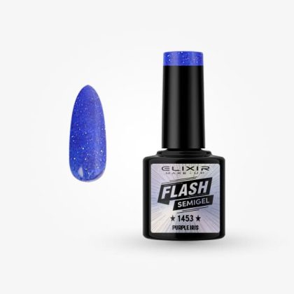Elixir Ημιμόνιμο Βερνίκι 8ml #1453 (Purple iris)