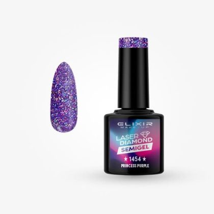 Elixir Ημιμόνιμο Βερνίκι 8ml #1454 (Princess purple)