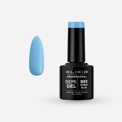 Elixir Ημιμόνιμο Βερνίκι 8ml #851 (Bondi Blue)