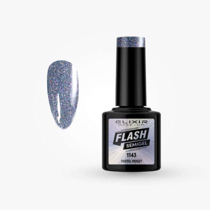Elixir Ημιμόνιμο Βερνίκι Flash 8ml #1143 (Pastel Violet)