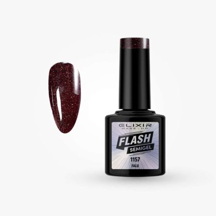 Elixir Ημιμόνιμο Βερνίκι Flash 8ml #1157 (Falu)