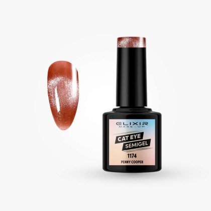 Elixir Ημιμόνιμο Βερνίκι CatEye 8ml #1174 (Penny Cooper)