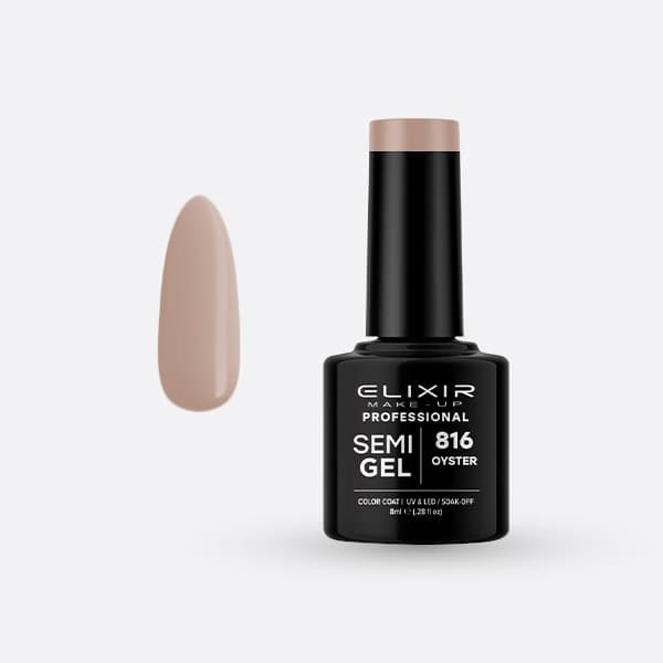 Elixir Ημιμόνιμο Βερνίκι 8ml #816 (Oyster)