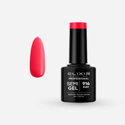 Elixir Ημιμόνιμο Βερνίκι 8ml #916 (Ruby)