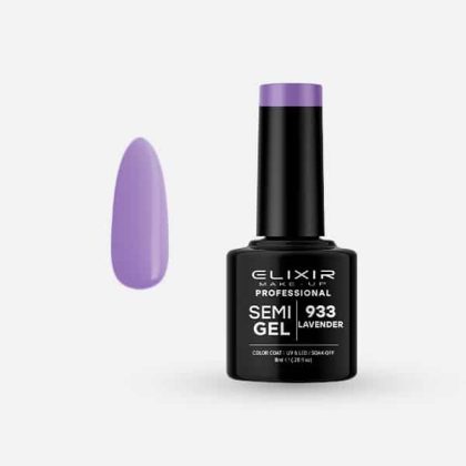 Elixir Ημιμόνιμο Βερνίκι 8ml #933 (Lavender)