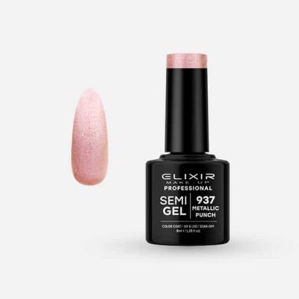 Elixir Ημιμόνιμο Βερνίκι 8ml #937 (Metallic Punch)