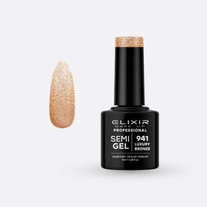 Elixir Ημιμόνιμο Βερνίκι 8ml #941 (Luxury Bronze)