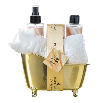 Bathtub Royal Amber B.mist 150ml+B.lotion 150ml+Bath Crystal 100g +Towel+Sponge