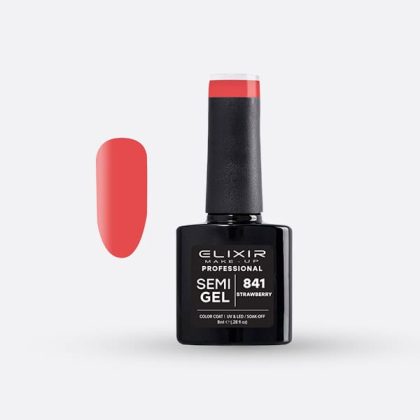 Elixir Ημιμόνιμο Βερνίκι 8ml #841 (Strawberry)