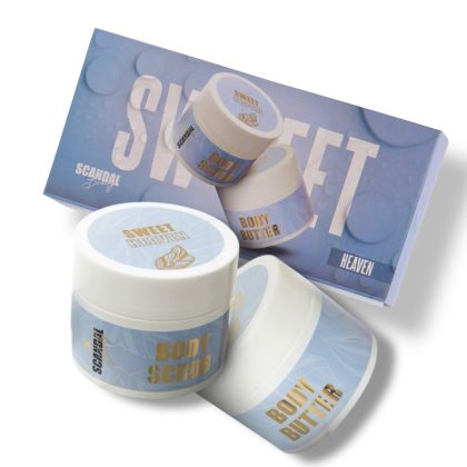 Σετ Περιποίησης Σώματος “Sweet Heaven” με Άρωμα Musk – Scrub & Body Butter (2x200ml)