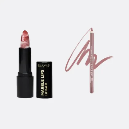 Elixir Marble Lip Combo – Rose Marble