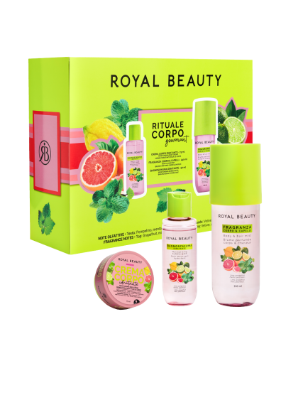 Σετ Περιποίησης Σώματος (Αφρόλουτρο + Body & Hair Mist + Κρέμα Σώματος) με Γκρέιπφρουτ και Μέντα