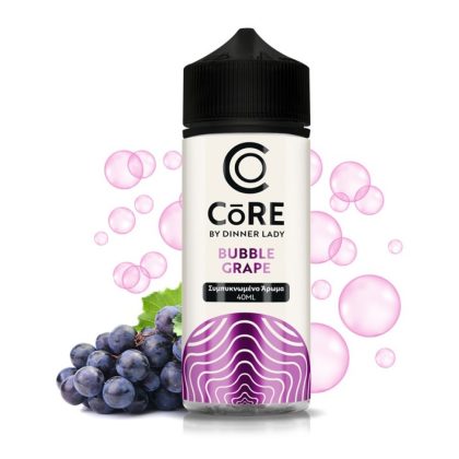 Dinner Lady Core Bubble Grape Flavour Shot 40ml/120ml