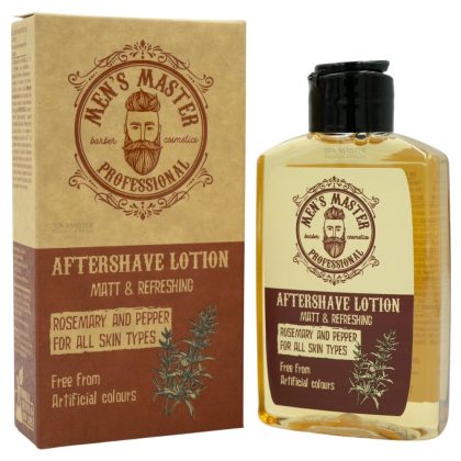 MEN'S MASTER Aftershave Lotion Rosemary and Red Pepper 100ml – Δροσιστική Λοσιόν Μετά το Ξύρισμα