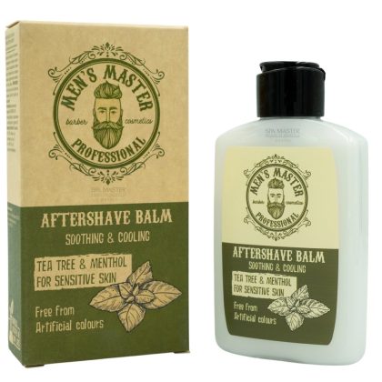MEN'S MASTER Tea Tree and Menthol Aftershave Balm 100ml – Καταπραϋντικό Βάλσαμο Μετά το Ξύρισμα