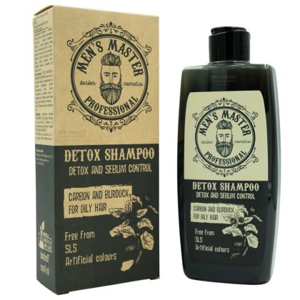 MEN'S MASTER Detox Shampoo 260ml – Σαμπουάν για Λιπαρό Τριχωτό, Πιτυρίδα & Τριχόπτωση