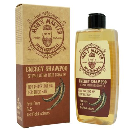 MEN'S MASTER Energy Shampoo 260ml – Τονωτικό Σαμπουάν κατά της Τριχόπτωσης & της Αραίωσης