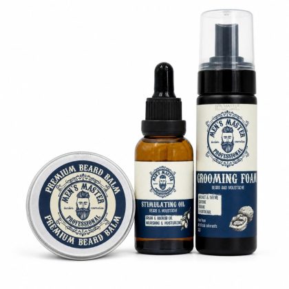MEN'S MASTER Beard Power Trio Σετ Ανάπτυξης, Θρέψης & Styling Γενειάδας