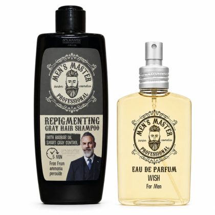 MEN'S MASTER Smart Gray & Signature Scent Duo Σετ Επαναχρωματισμού και Ανδρικού Αρώματος