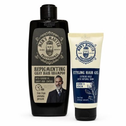 MEN'S MASTER Smart Gray & Strong Style Duo Σετ Επαναχρωματισμού και Styling για Ανδρικά Μαλλιά