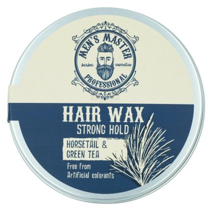 MEN'S MASTER Strong Hold Hair Wax Horsetail and Green Tea 100ml – Ανδρικό κερί μαλλιών