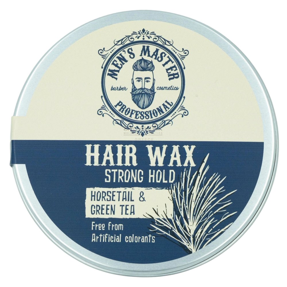 MEN'S MASTER Strong Hold Hair Wax Horsetail and Green Tea 100ml – Ανδρικό κερί μαλλιών