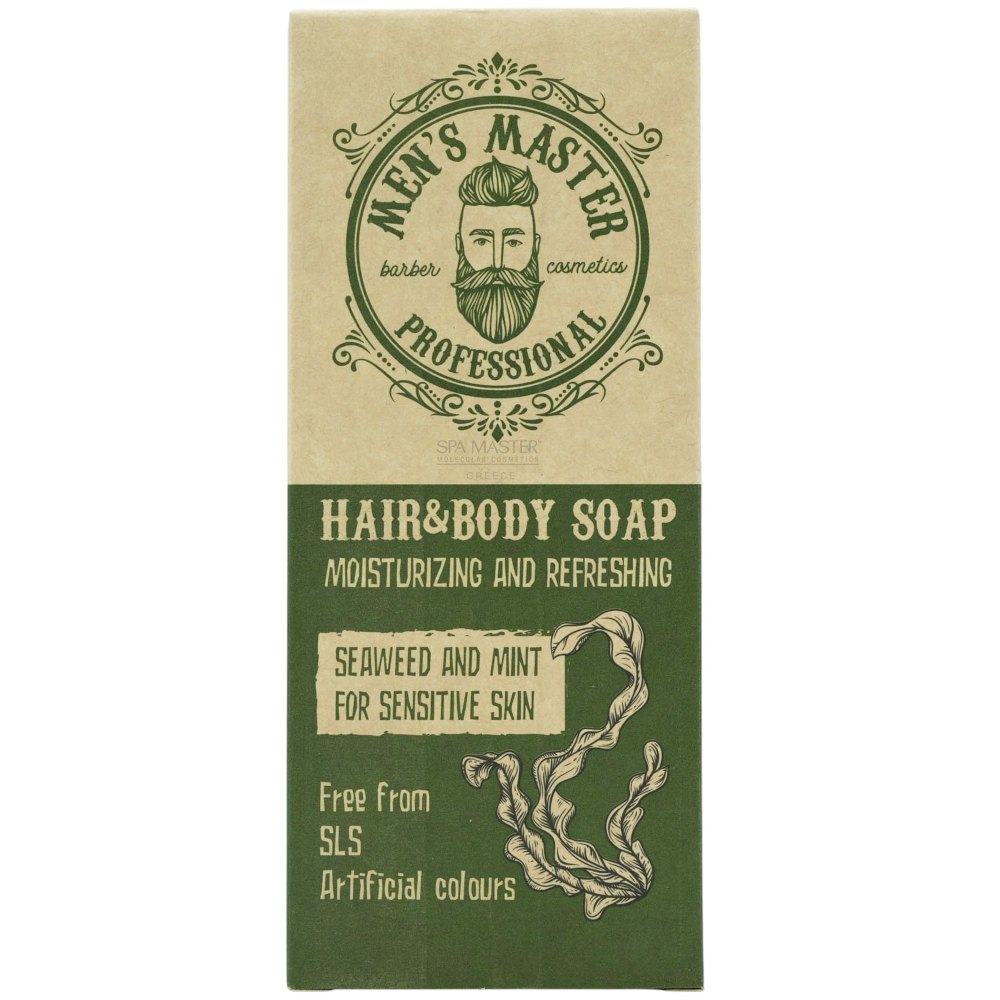 MEN'S MASTER Hair & Body Soap Seaweed and Mint 260ml – Σαπούνι 2 σε 1 για Μαλλιά & Σώμα