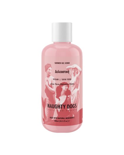 Naughty Dogs SHOWER GEL SCRUB ΔΕΛΕΑΣΤΙΚΗ ΜΕ ΥΦΑΙΣΤΙΑΚΗ ΠΕΤΡΑ 300ml
