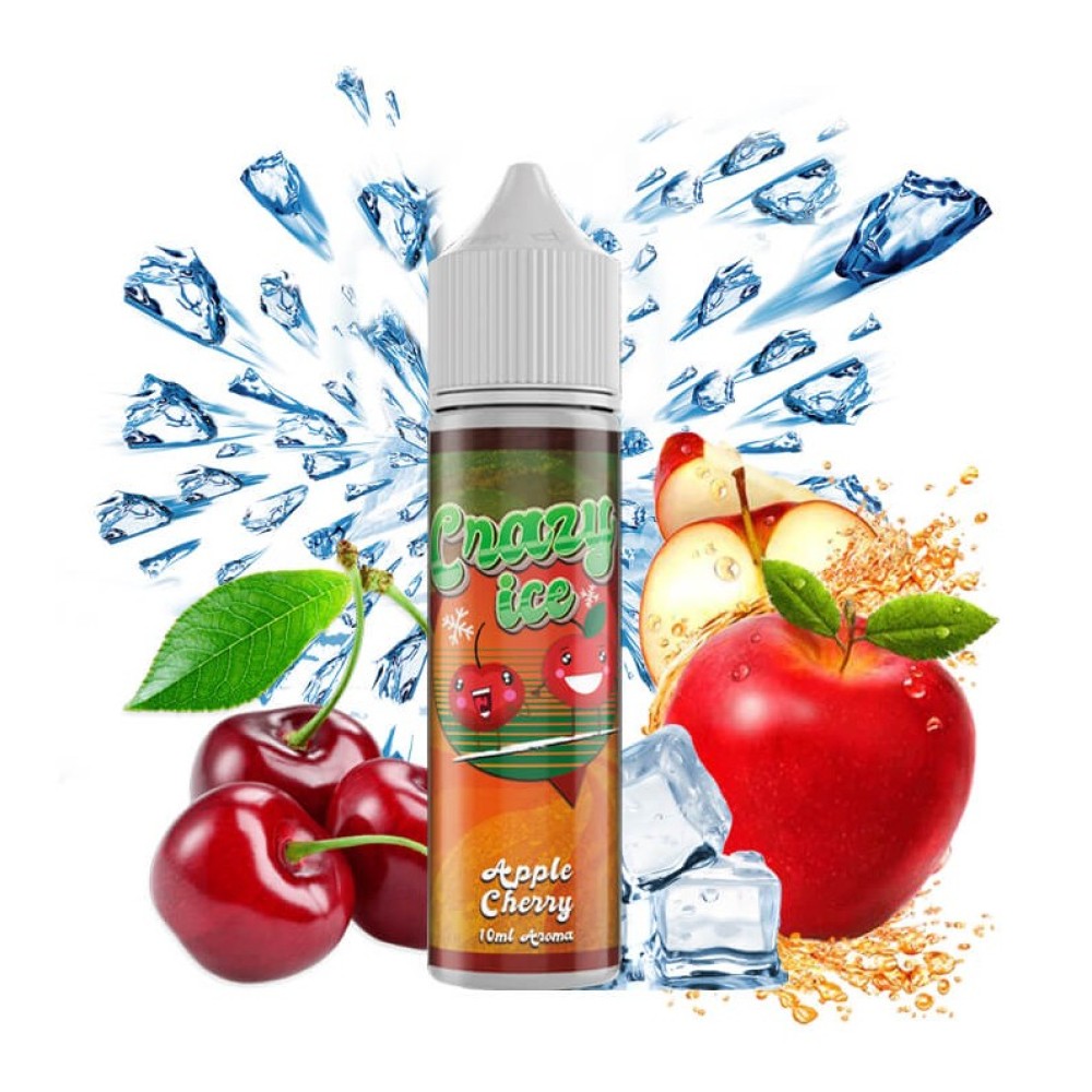 Steam City Crazy Ice Apple Cherry Flavour Shot 10/60ml
