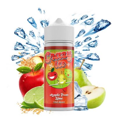 Steam City Crazy Ice Apple Pear Lime Flavour Shot 20/120ml