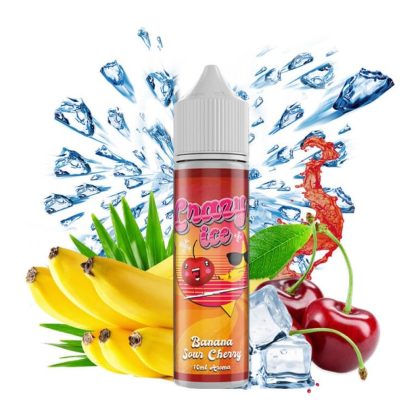 Steam City Crazy Ice Banana Sour Cherry Flavour Shot 10/60ml